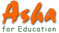 Asha for Education logo